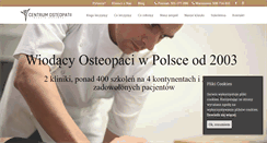 Desktop Screenshot of centrumosteopatii.pl